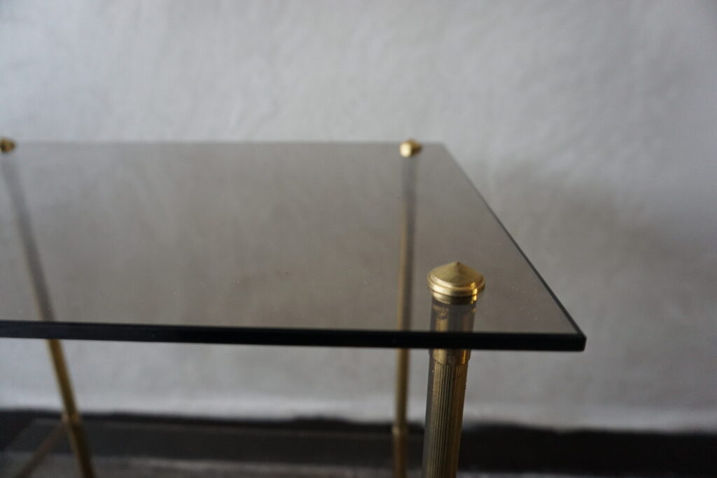 GlassTop Side Table