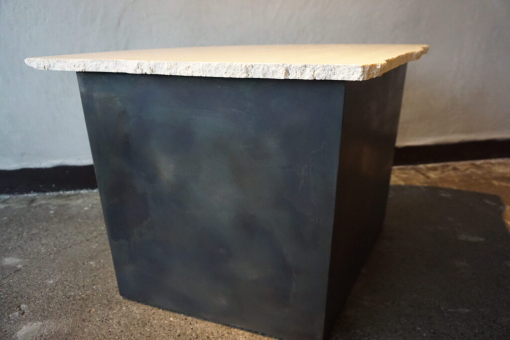 Travertine Center Table