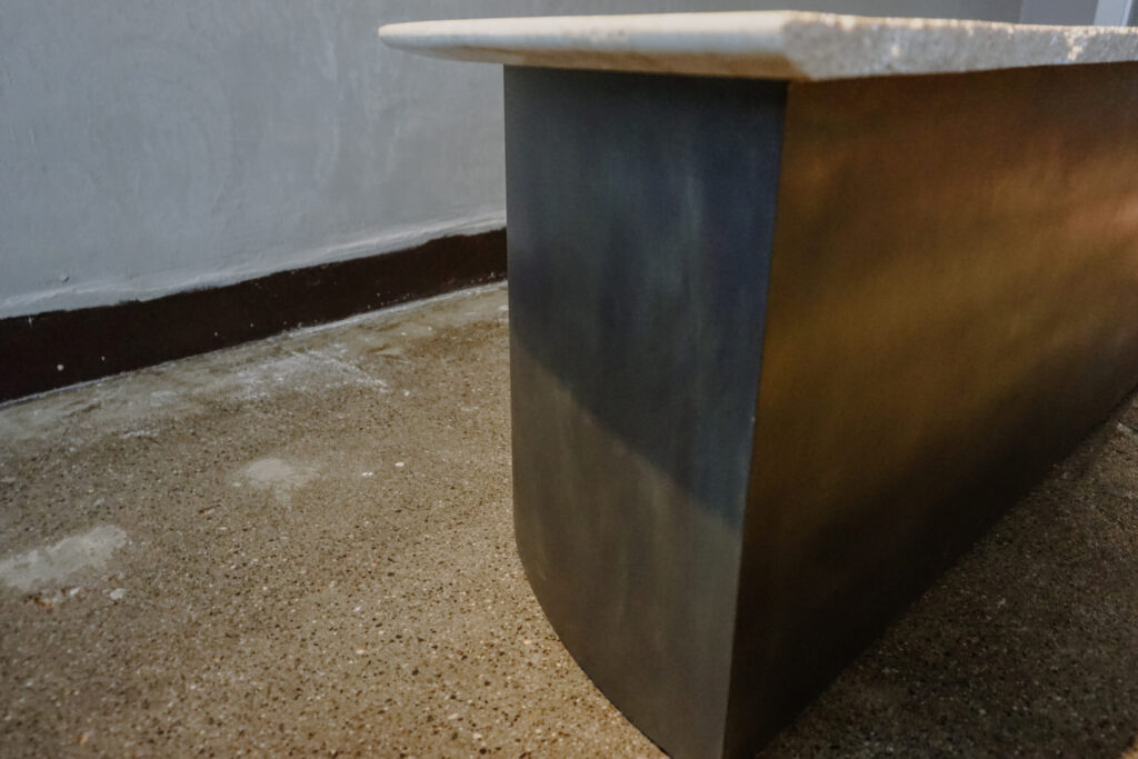 Travertine Center Table