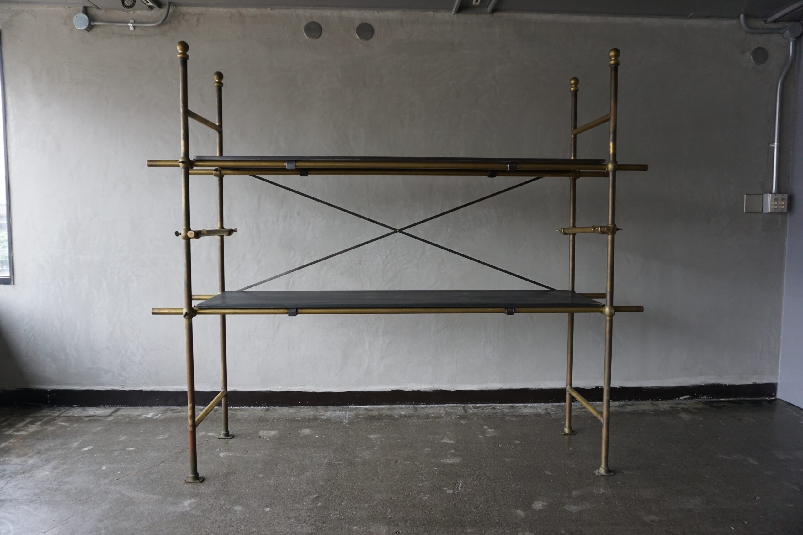 Brass Frame Shelf